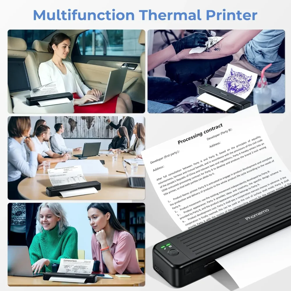 Wireless-Portable-Bluetooth-Printer-Support-A4-Regular-Paper